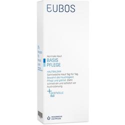 Weiße Verpackung eines Hautpflegeprodukts für normale Haut.
